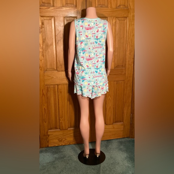 NWOT Vintage Secret Treasures Sleepwear Tank and Shorts Pajama Set Size XL 16/18 - Picture 4 of 14